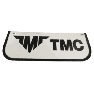 Mudflap 610x240mm Trailer Front Suits 19.5" Tyres (White)