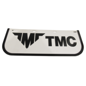 Mudflap 610x240mm Trailer Front Suits 19.5" Tyres (White)