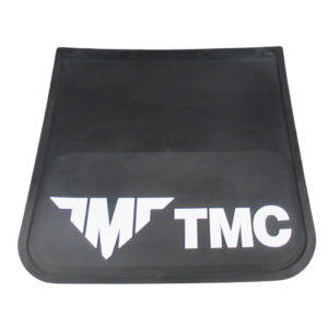 Mudflap 610x610mm Trailer Rear Suits 19.5" Tyres (Black)